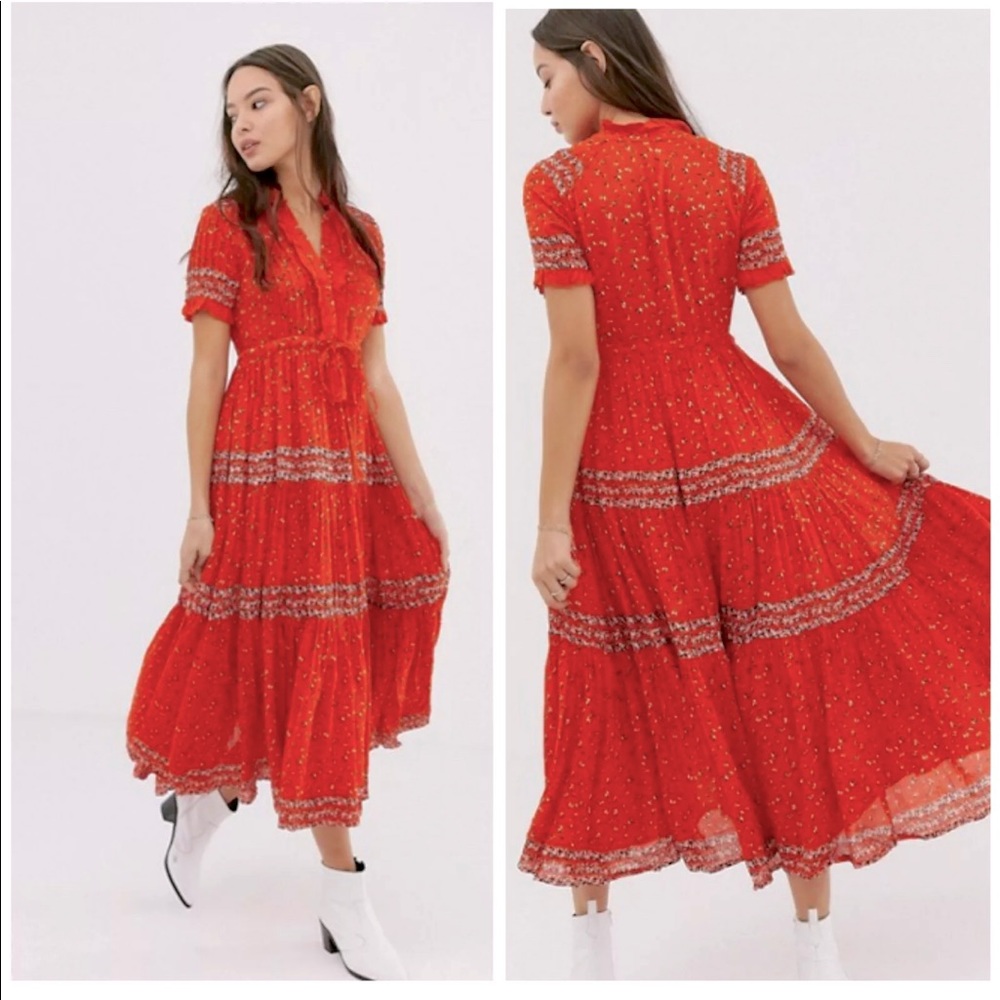 Free People Rare Feeling Maxi Dress